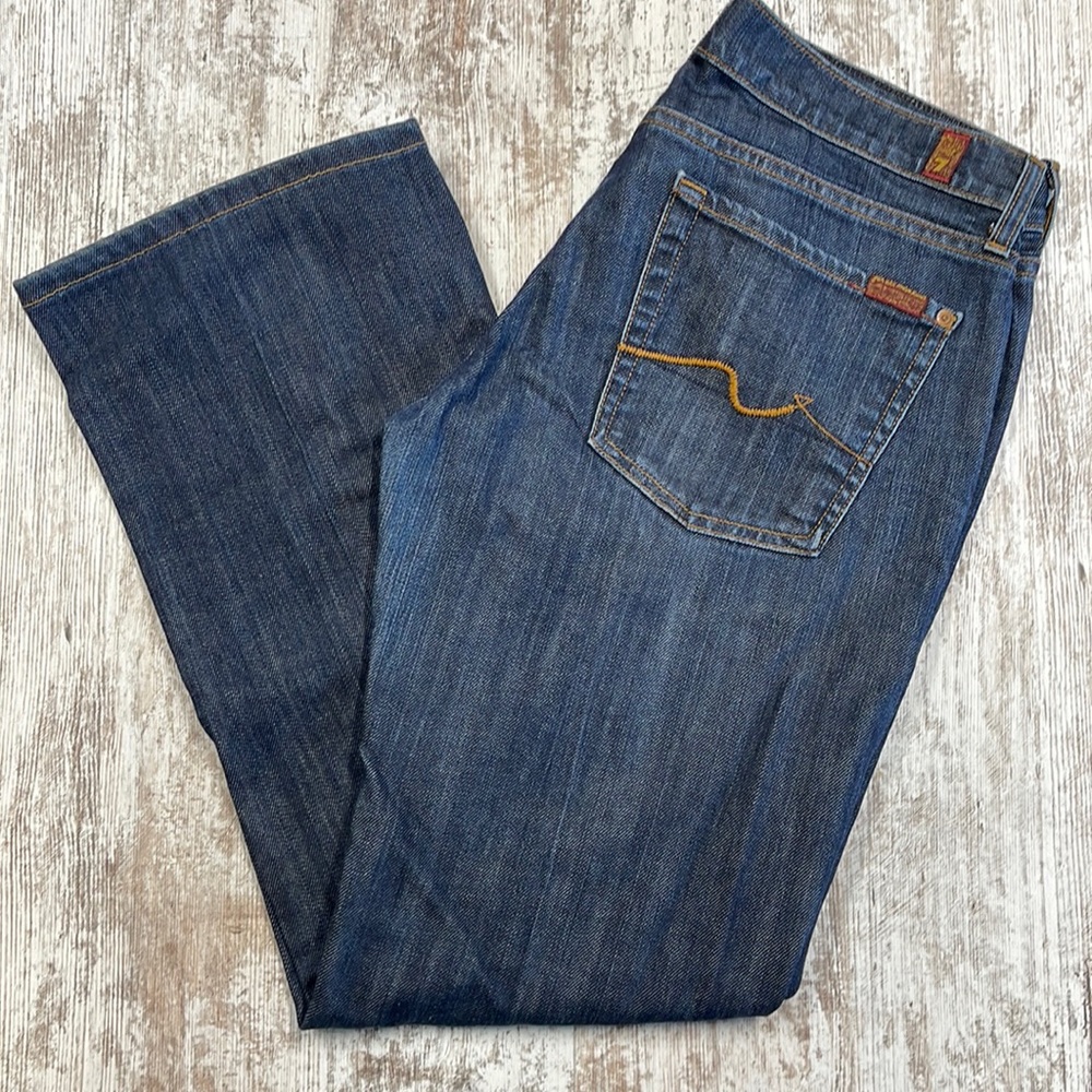 31 // 7 For All Mankind Bootcut Blue Jeans